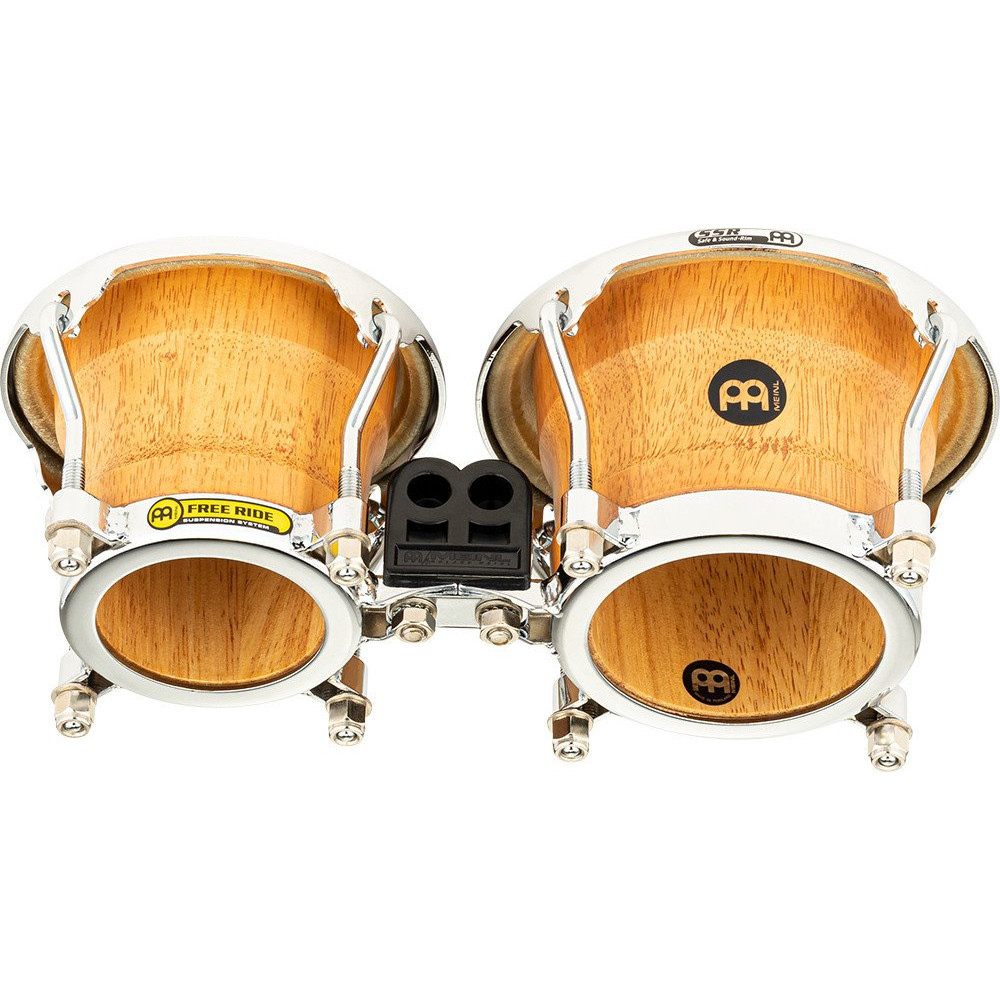 Meinl Percussion FWB100SNT-M Free Ride Mini Wood Bongo 3 1/2