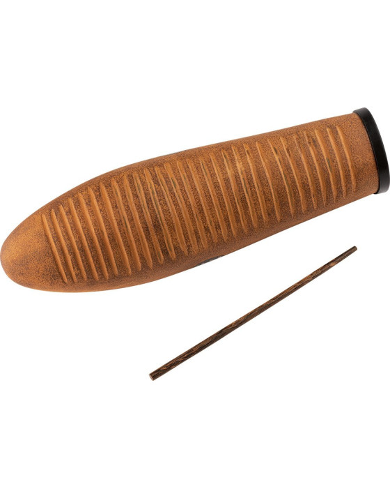 Meinl Percussion GU7BR Hand Percussion Fiberglass Güiro - Brown