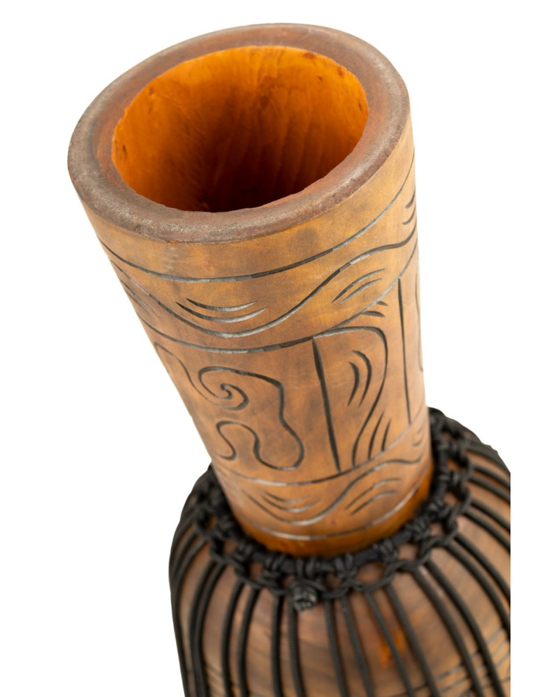 Meinl Percussion HDJ17-L Headliner Rope Tuned Artifact Series Djembe - 12
