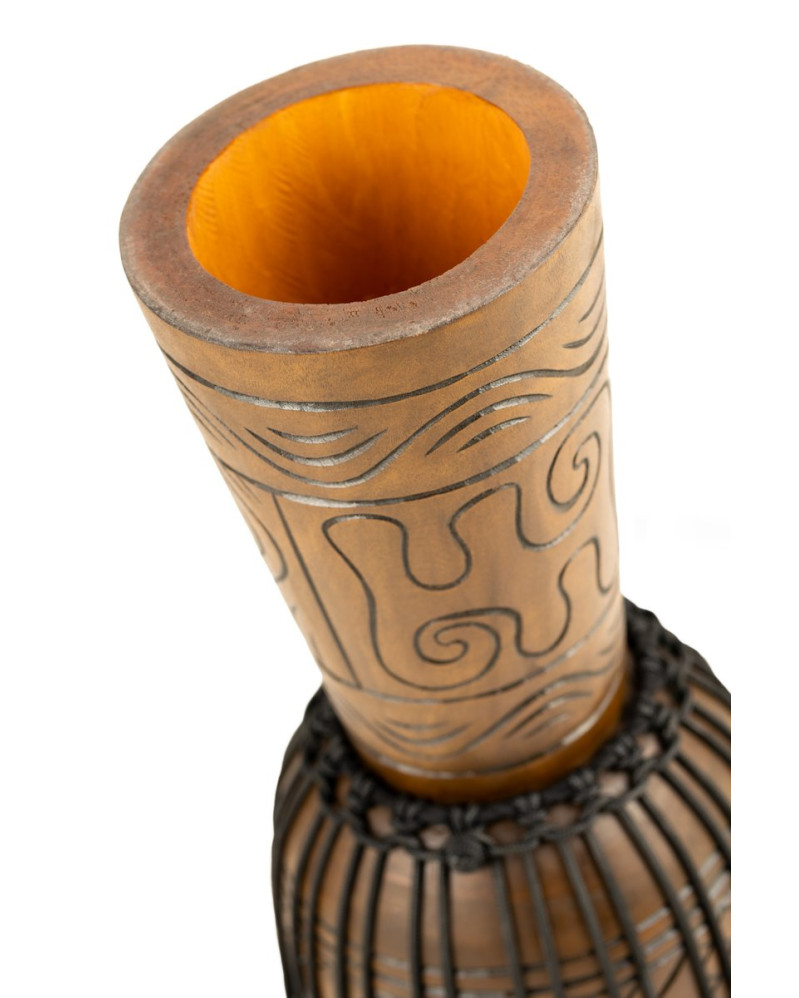 Meinl Percussion HDJ17-M Headliner Rope Tuned Artifact Series Djembe - 10