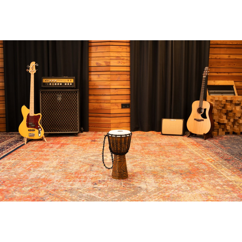 Meinl Percussion HDJ17-S Headliner Rope Tuned Artifact Series Djembe - 8