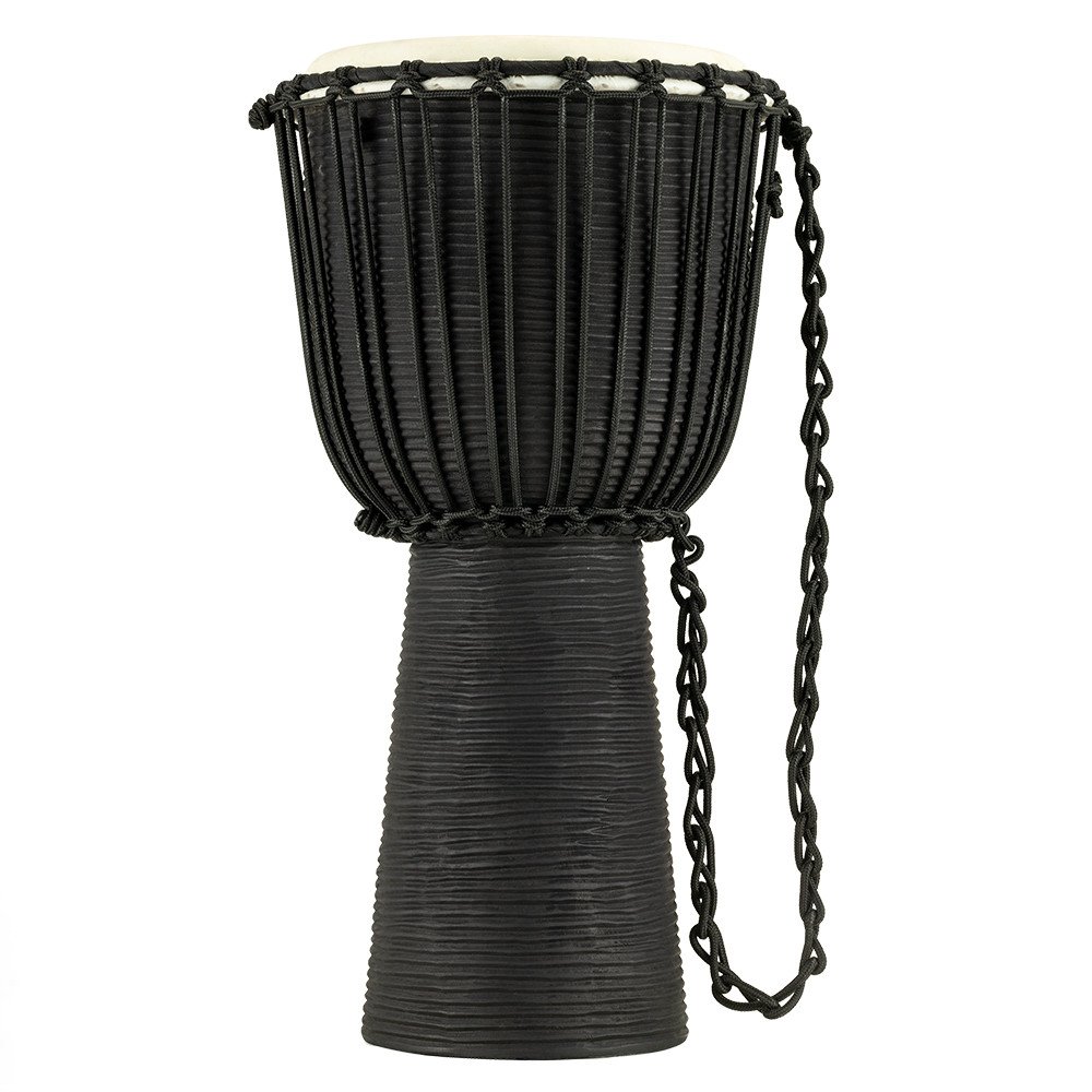 Meinl Percussion HDJ3-L Headliner Rope Tuned Black River Series Djembe - 12