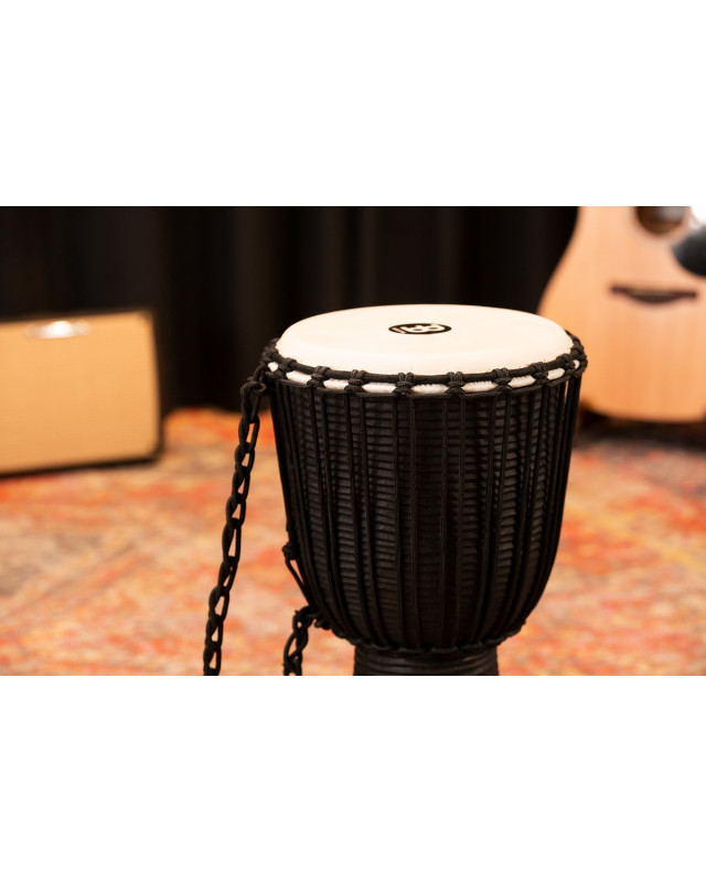 Meinl Percussion HDJ3-L Headliner Rope Tuned Black River Series Djembe - 12