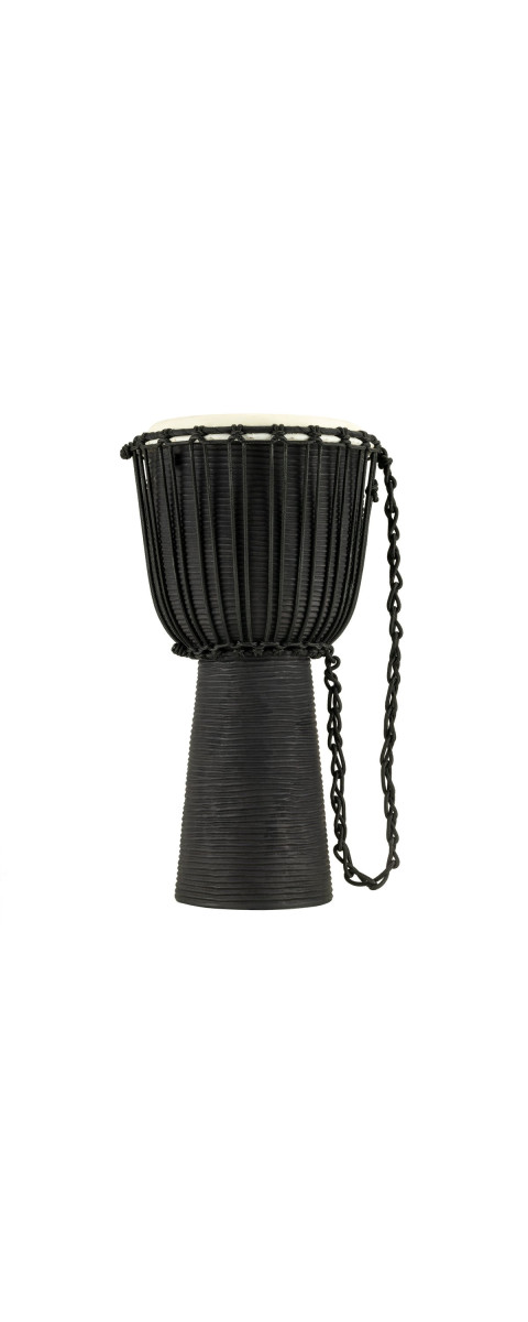 Meinl Percussion HDJ3-L Headliner Rope Tuned Black River Series Djembe - 12