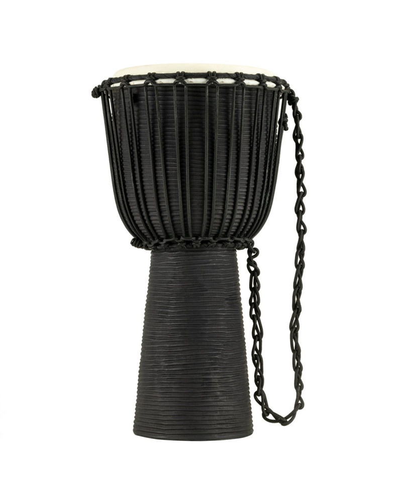 Meinl Percussion HDJ3-L Headliner Rope Tuned Black River Series Djembe - 12
