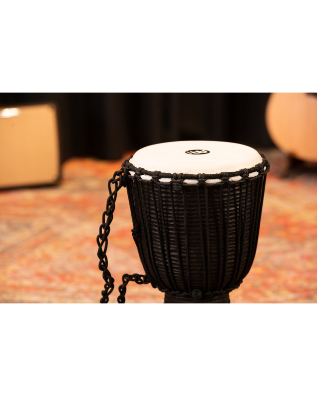 Meinl Percussion HDJ3-M Headliner Rope Tuned Black River Series Djembe - 10