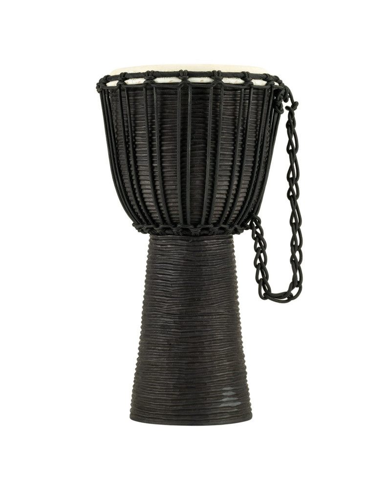 Meinl Percussion HDJ3-M Headliner Rope Tuned Black River Series Djembe - 10