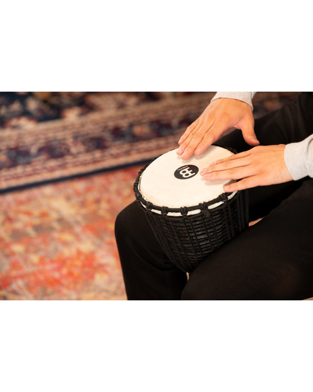 Meinl Percussion HDJ3-S Headliner Rope Tuned Black River Series Djembe - 8