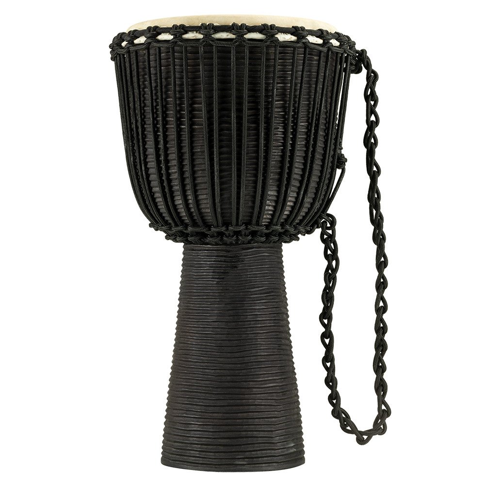 Meinl Percussion HDJ3-XL Headliner Rope Tuned Black River Series Djembe - 13
