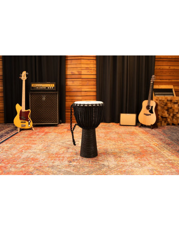 Meinl Percussion HDJ3-XL Headliner Rope Tuned Black River Series Djembe - 13