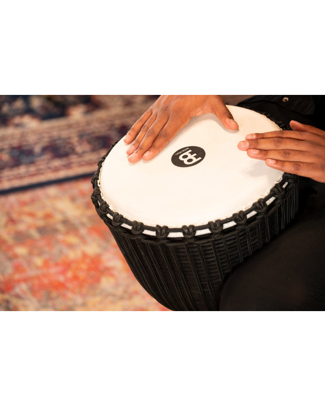 Meinl Percussion HDJ3-XL Headliner Rope Tuned Black River Series Djembe - 13