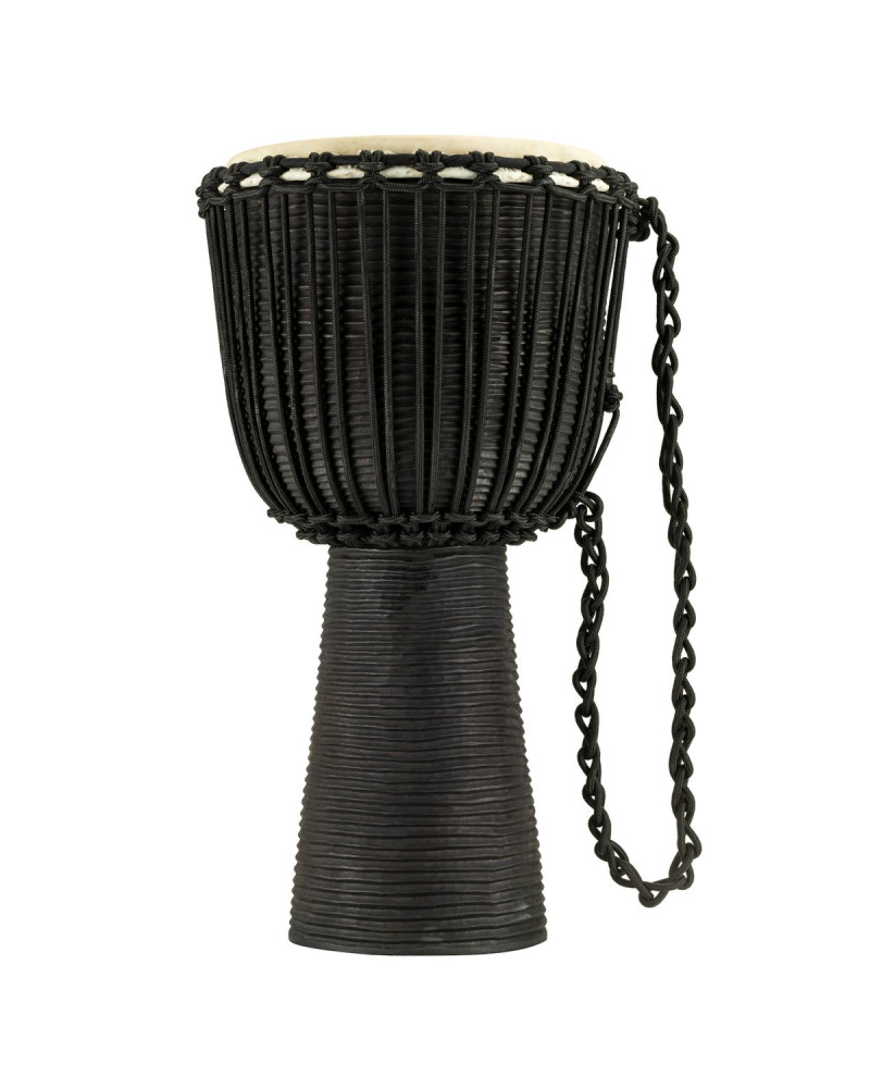 Meinl Percussion HDJ3-XL Headliner Rope Tuned Black River Series Djembe - 13