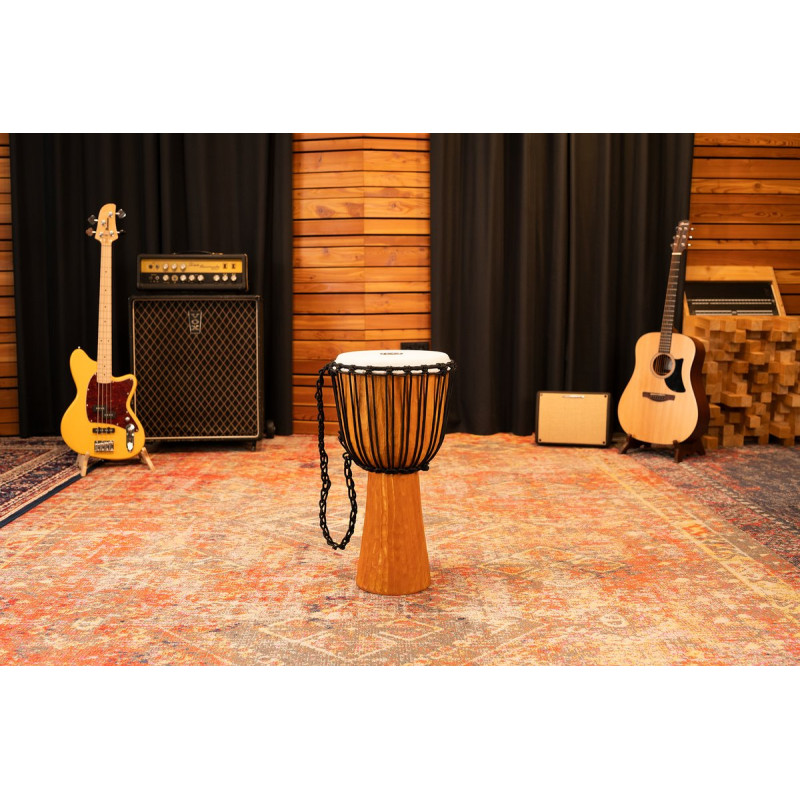 Meinl Percussion HDJ4-L Headliner Rope Tuned Nile Series Djembe - 12