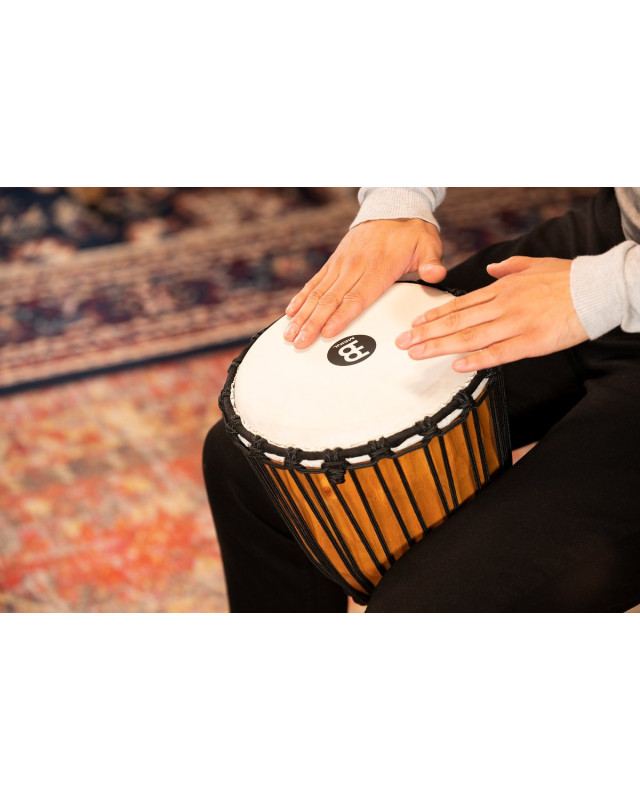 Meinl Percussion HDJ4-M Headliner Rope Tuned Nile Series Djembe - 10