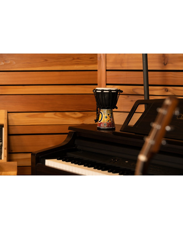 Meinl Percussion HDJ7-XXS African Style Mini Djembe 4 1/2