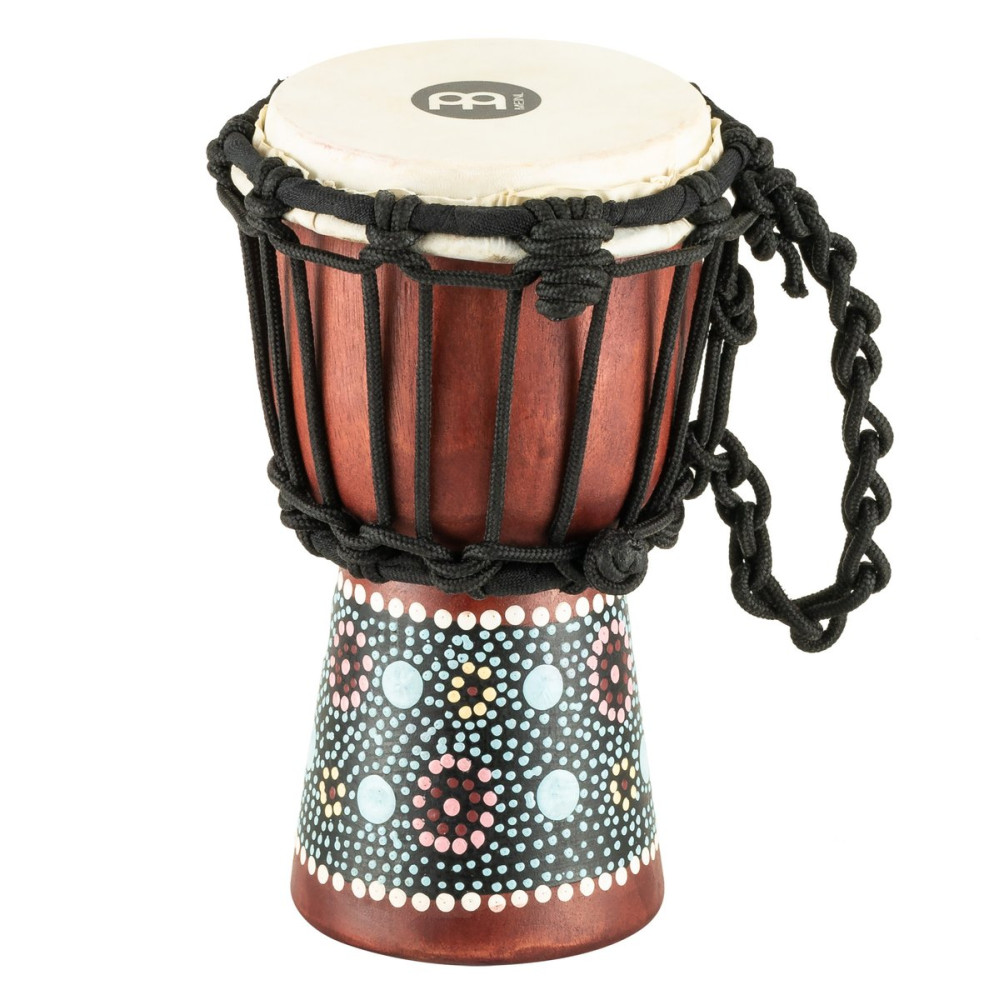 Meinl Percussion HDJ8-XXS African Style Mini Djembe - Flower Design
