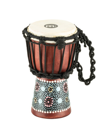 Meinl Percussion HDJ8-XXS African Style Mini Djembe - Flower Design