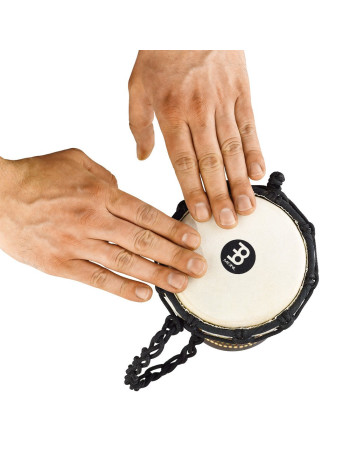Meinl Percussion HDJ8-XXS African Style Mini Djembe - Flower Design