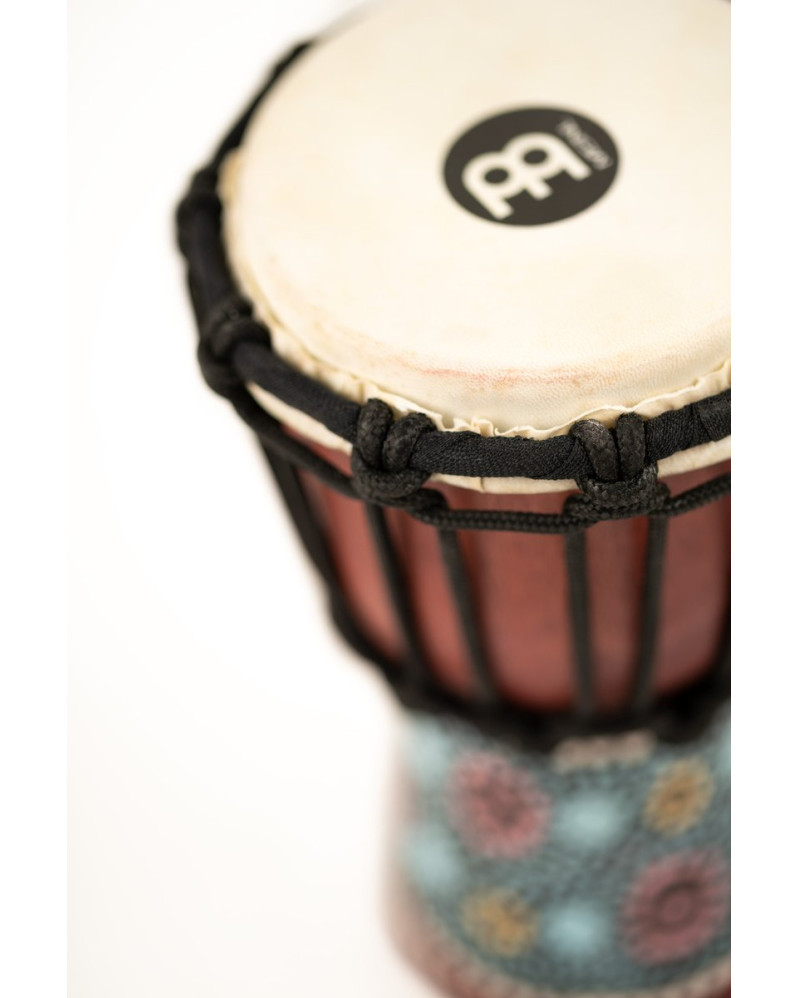 Meinl Percussion HDJ8-XXS African Style Mini Djembe - Flower Design
