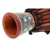 Meinl Percussion HDJ8-XXS African Style Mini Djembe - Flower Design