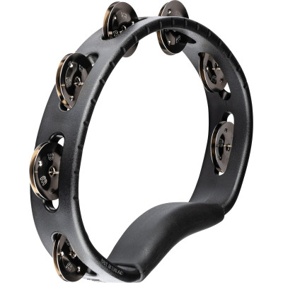 Meinl Percussion HTBK Headliner® Series Molded ABS Single-Row Tambourine - Black