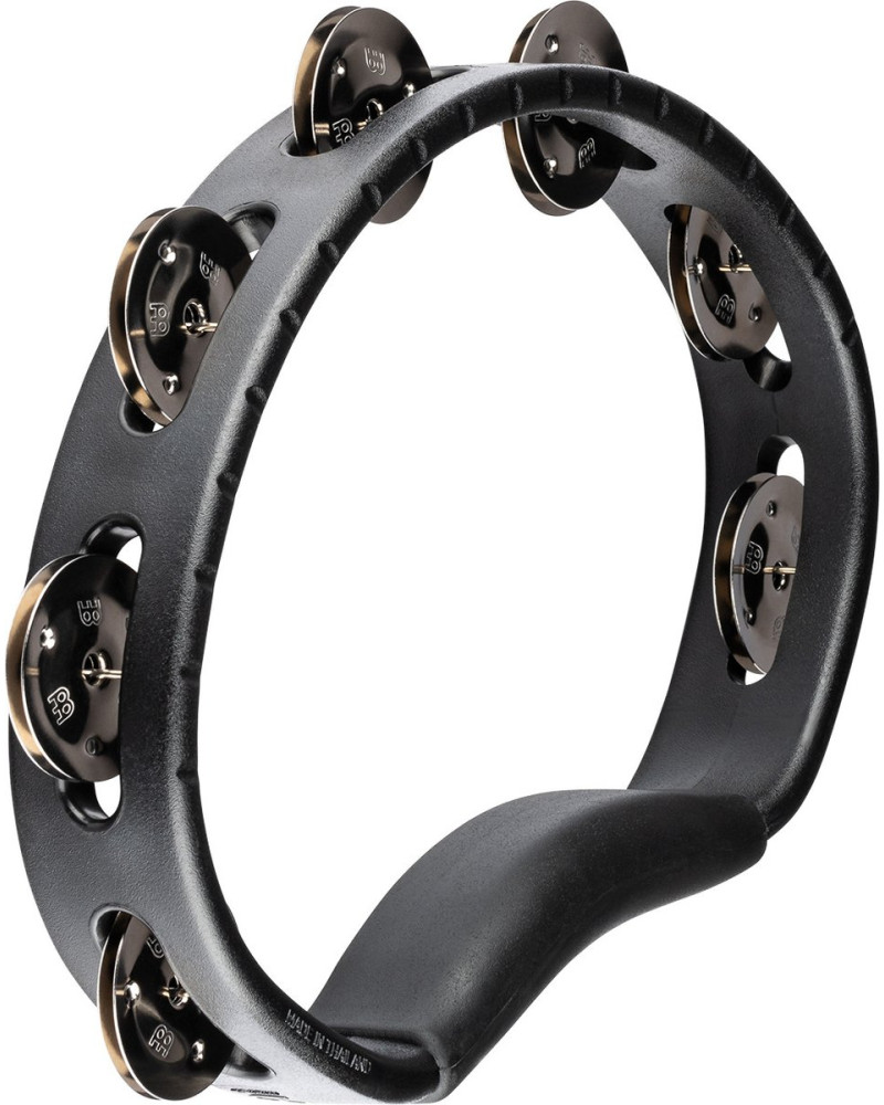 Meinl Percussion HTBK Headliner® Series Molded ABS Single-Row Tambourine - Black