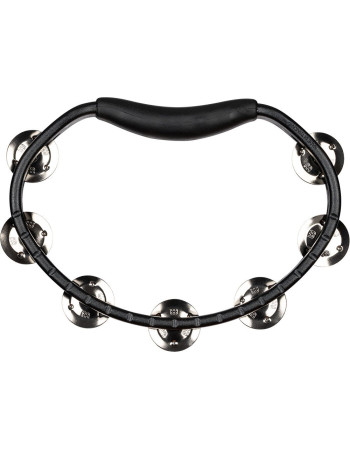 Meinl Percussion HTBK Headliner® Series Molded ABS Single-Row Tambourine - Black