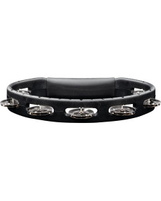 Meinl Percussion HTBK Headliner® Series Molded ABS Single-Row Tambourine - Black