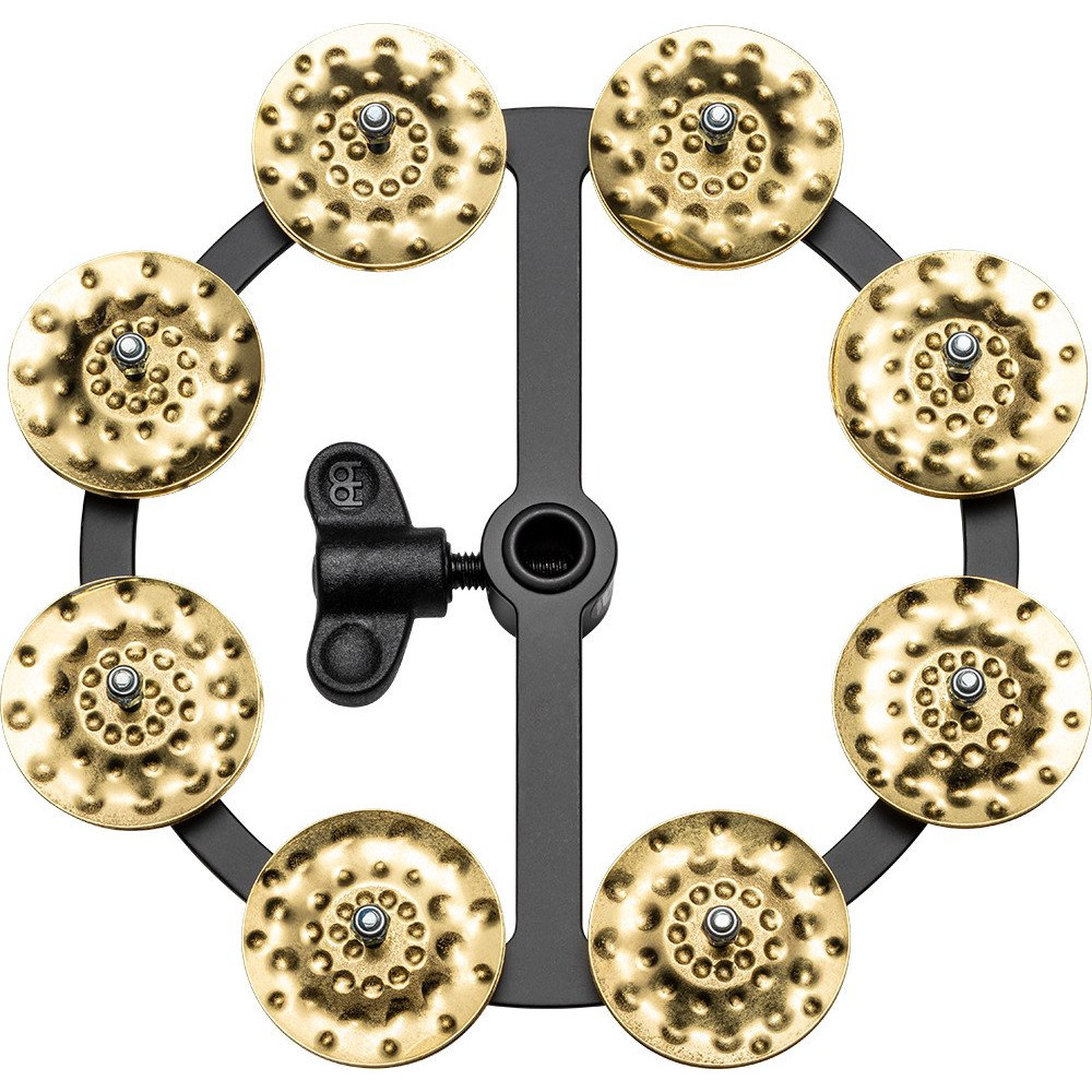 Meinl Percussion HTHH1B-BK Headliner® Series HiHat Single-Row Tambourine - 5