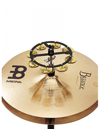 Meinl Percussion HTHH1B-BK Headliner® Series HiHat Single-Row Tambourine - 5