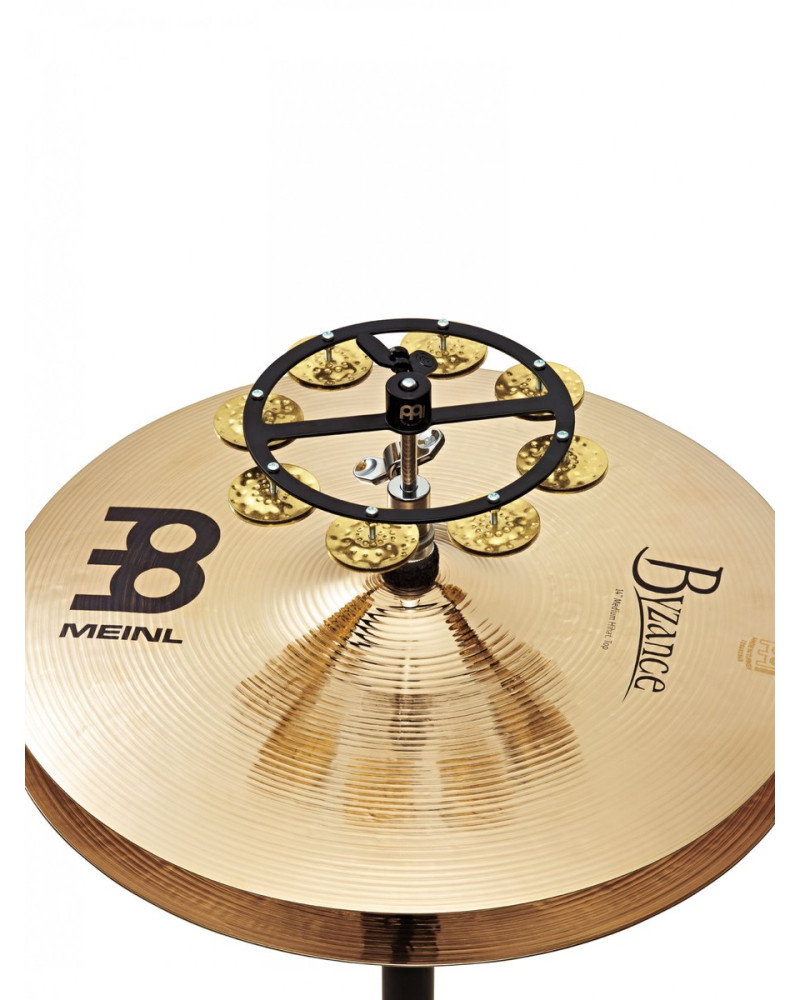 Meinl Percussion HTHH1B-BK Headliner® Series HiHat Single-Row Tambourine - 5
