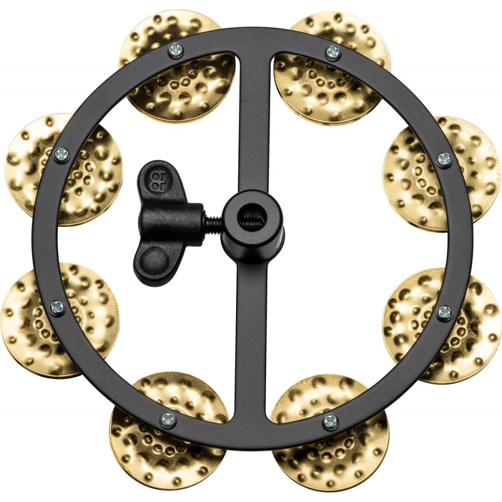 Meinl Percussion HTHH1B-BK Headliner® Series HiHat Single-Row Tambourine - 5