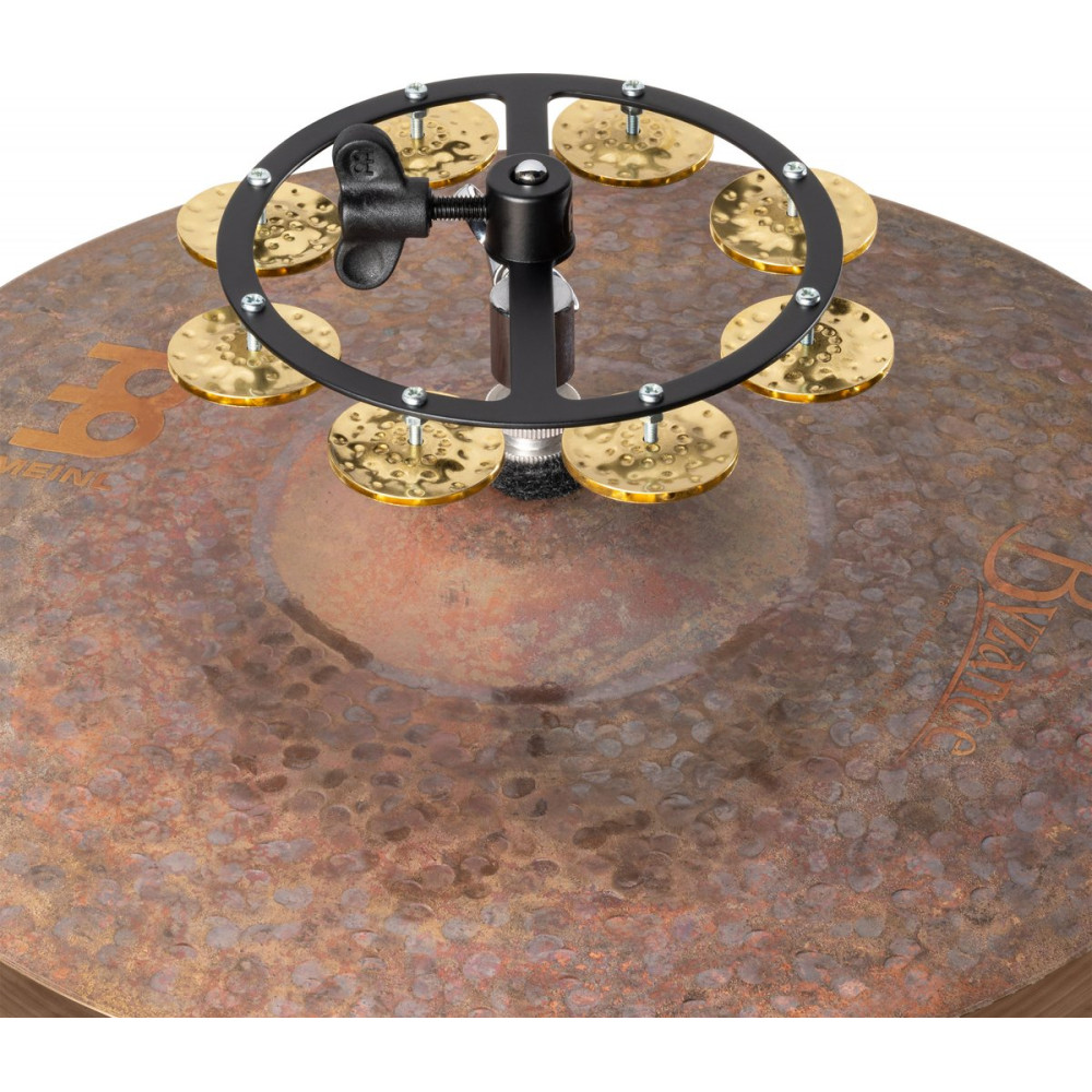 Meinl Percussion HTHH1B-BK Headliner® Series HiHat Single-Row Tambourine - 5