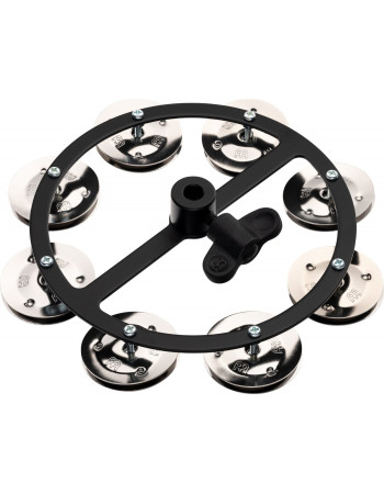 Meinl Percussion HTHH1BK Headliner® Series HiHat Single-Row Tambourine - 5