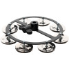 Meinl Percussion HTHH1BK Headliner® Series HiHat Single-Row Tambourine - 5
