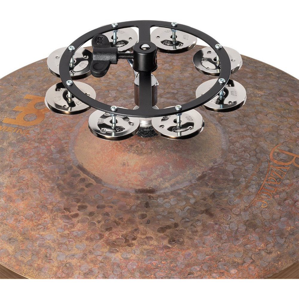 Meinl Percussion HTHH1BK Headliner® Series HiHat Single-Row Tambourine - 5