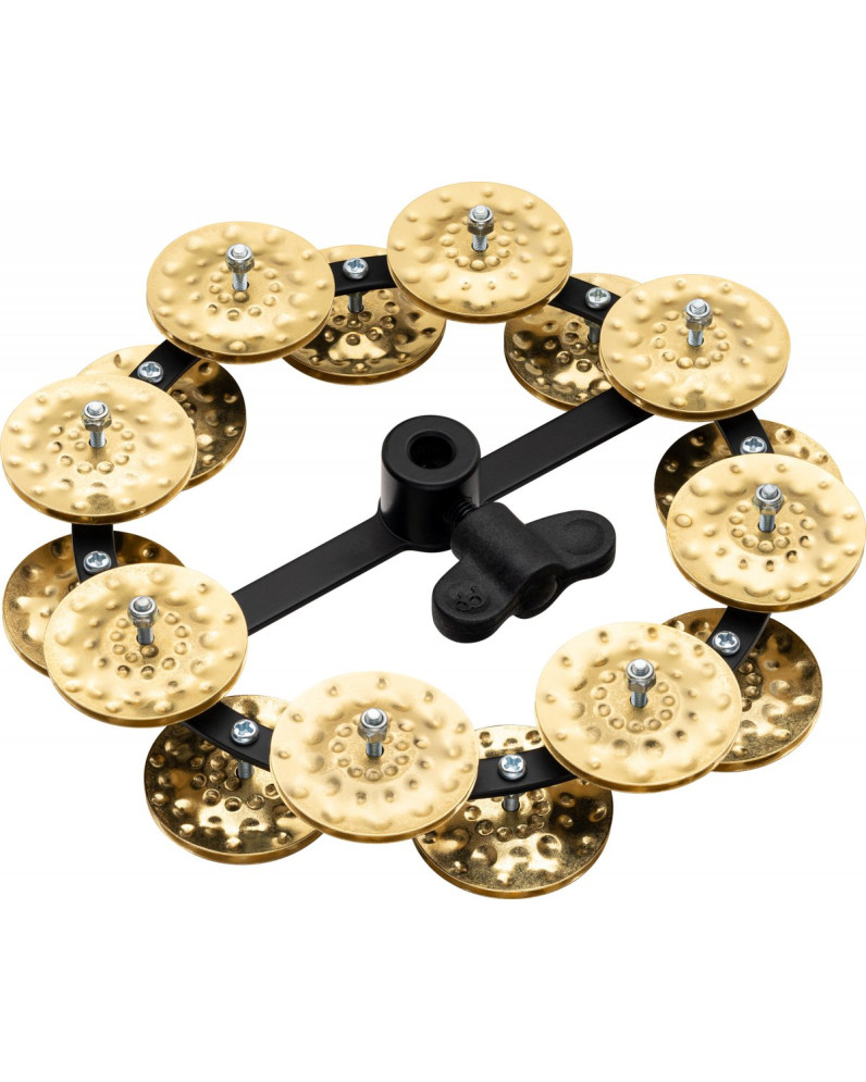 Meinl Percussion HTHH2B-BK Headliner® Series HiHat Dual-Row Tambourine - 5