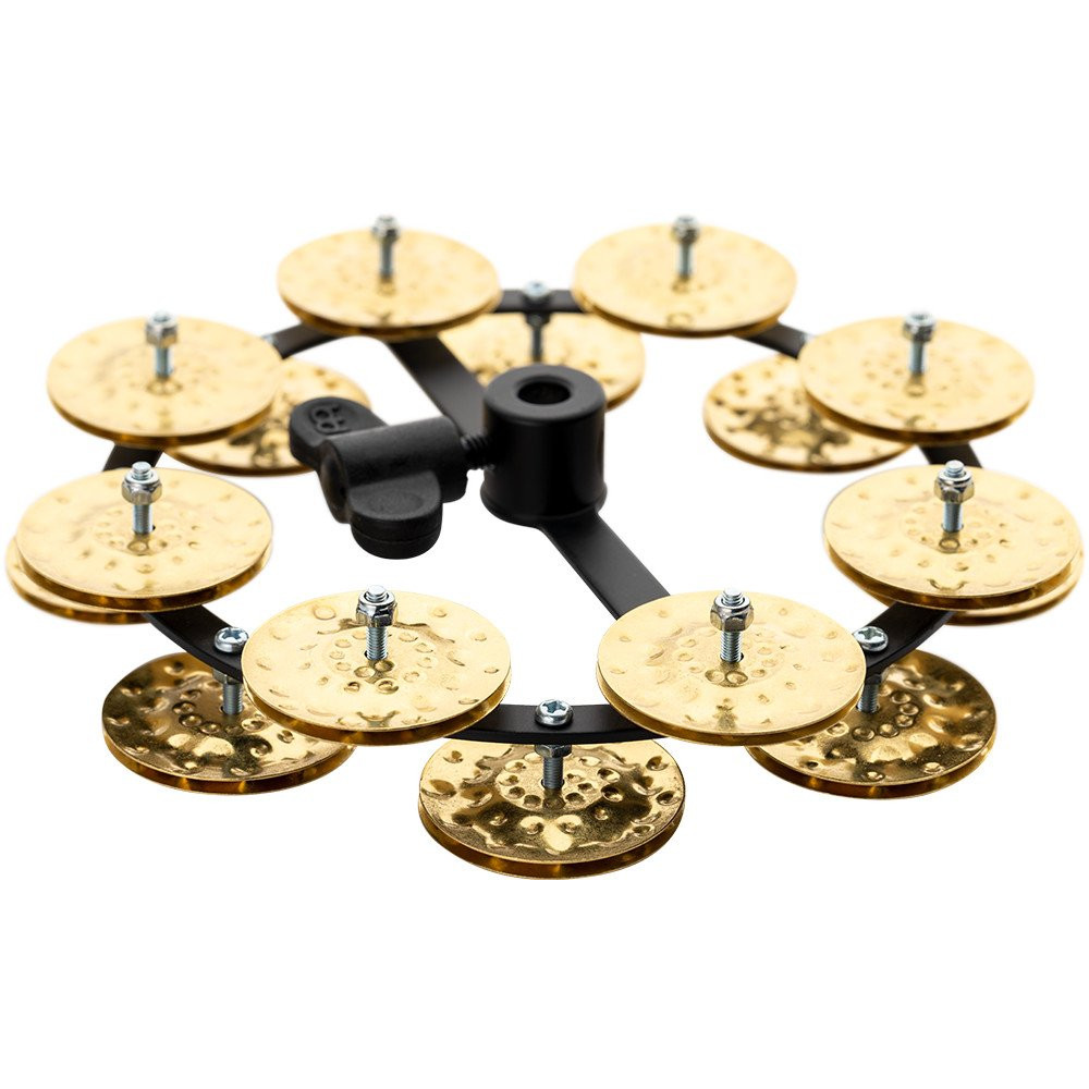 Meinl Percussion HTHH2B-BK Headliner® Series HiHat Dual-Row Tambourine - 5