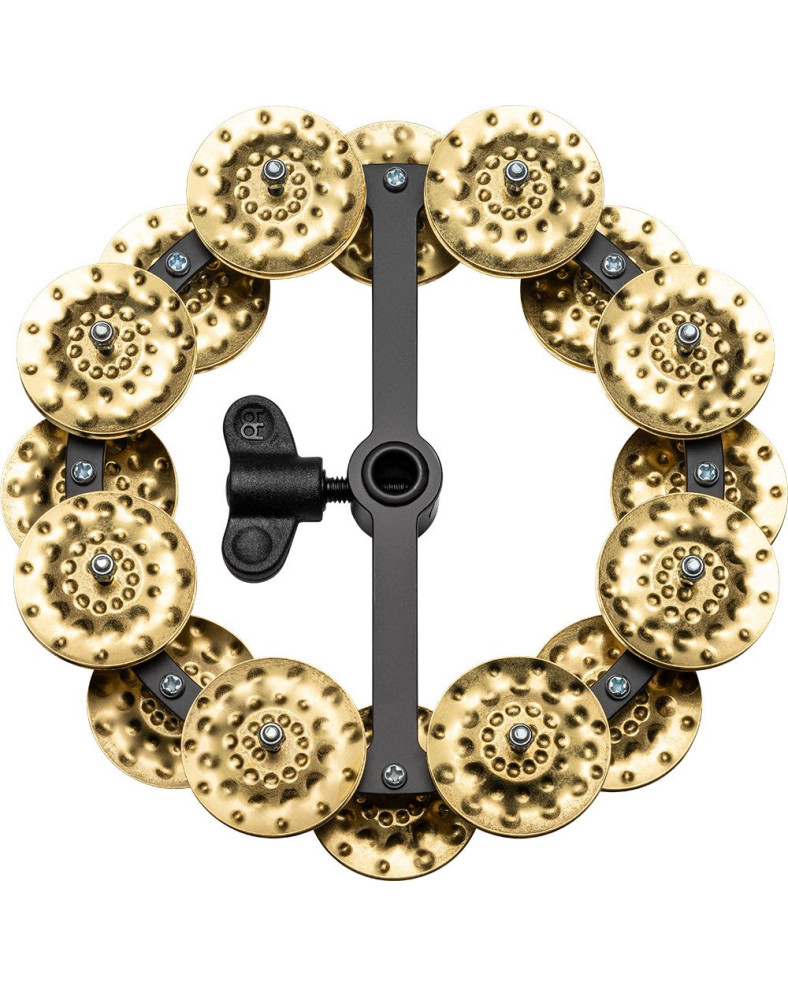 Meinl Percussion HTHH2B-BK Headliner® Series HiHat Dual-Row Tambourine - 5