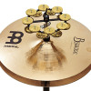 Meinl Percussion HTHH2B-BK Headliner® Series HiHat Dual-Row Tambourine - 5
