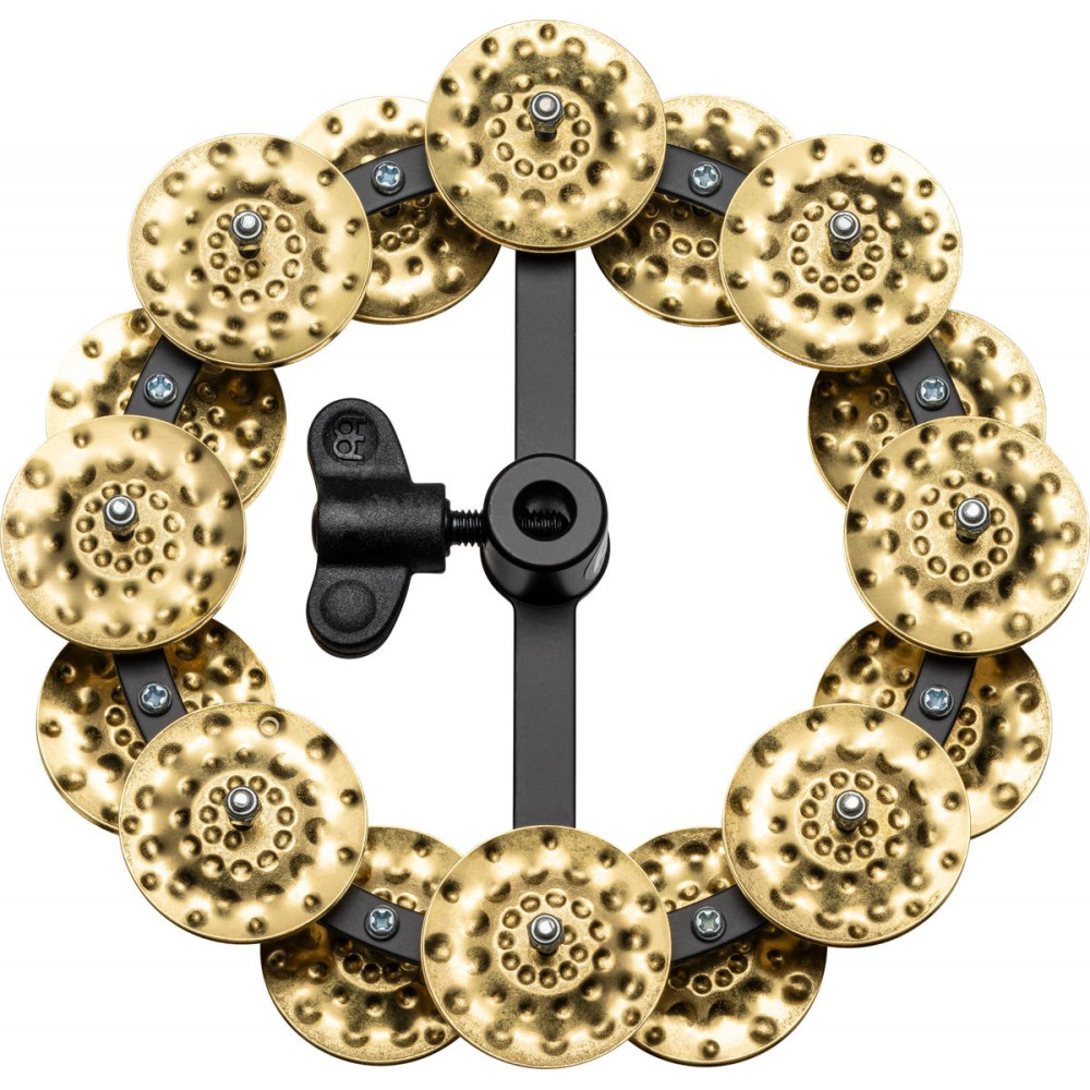 Meinl Percussion HTHH2B-BK Headliner® Series HiHat Dual-Row Tambourine - 5