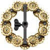 Meinl Percussion HTHH2B-BK Headliner® Series HiHat Dual-Row Tambourine - 5