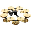 Meinl Percussion HTHH2B-BK Headliner® Series HiHat Dual-Row Tambourine - 5