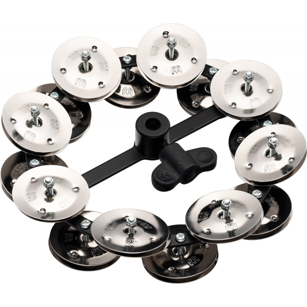 Meinl Percussion HTHH2BK Headliner® Series HiHat Dual-Row Tambourine - 5