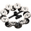 Meinl Percussion HTHH2BK Headliner® Series HiHat Dual-Row Tambourine - 5