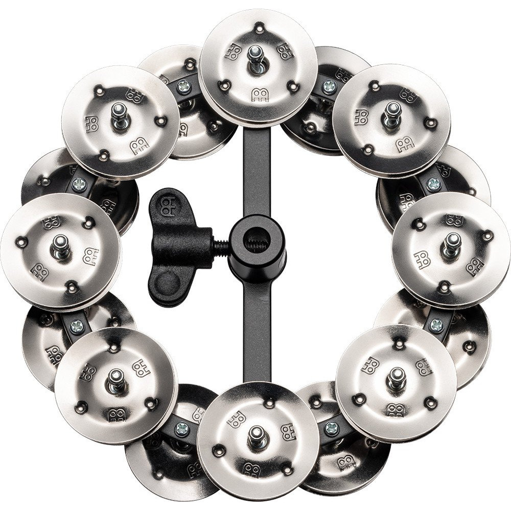 Meinl Percussion HTHH2BK Headliner® Series HiHat Dual-Row Tambourine - 5