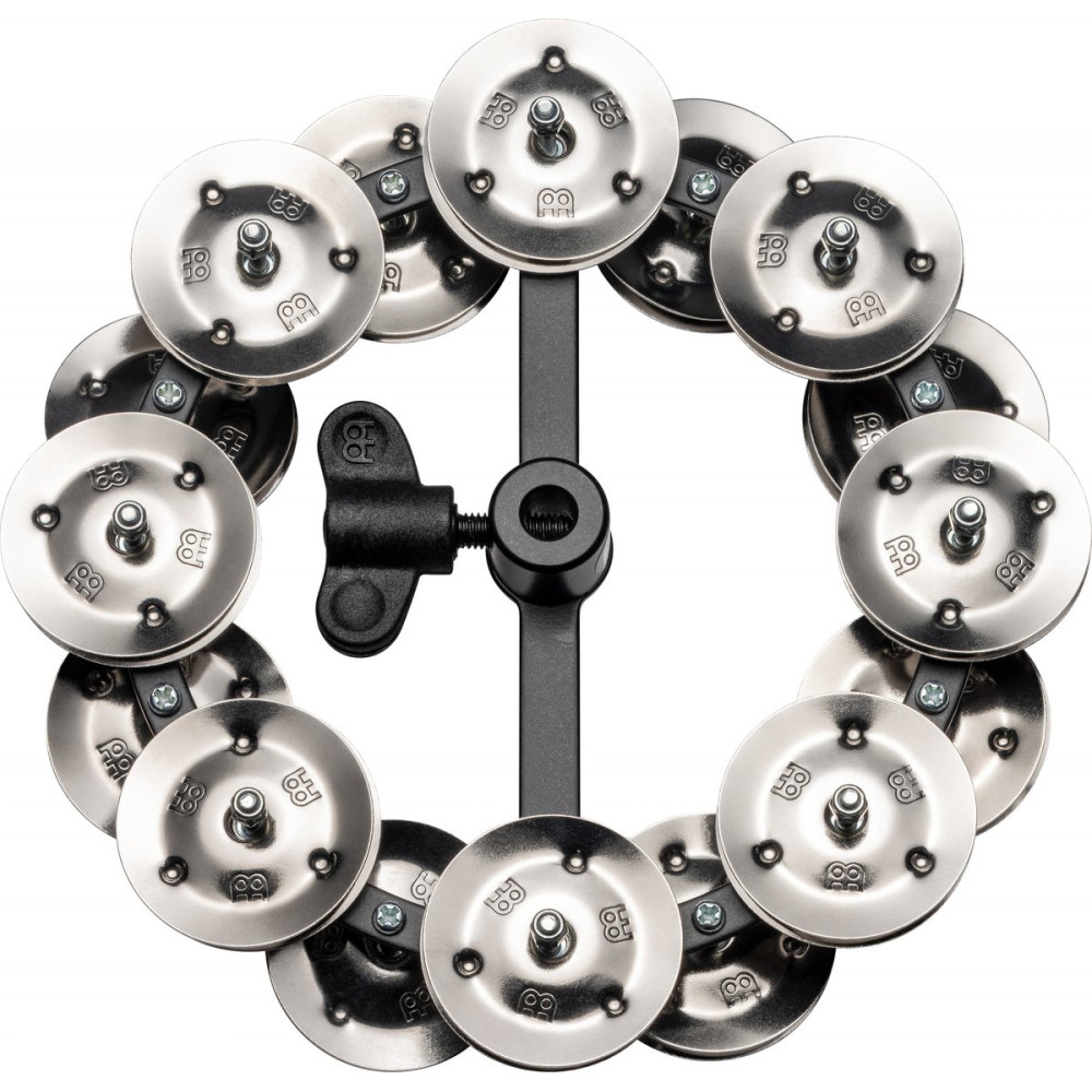 Meinl Percussion HTHH2BK Headliner® Series HiHat Dual-Row Tambourine - 5