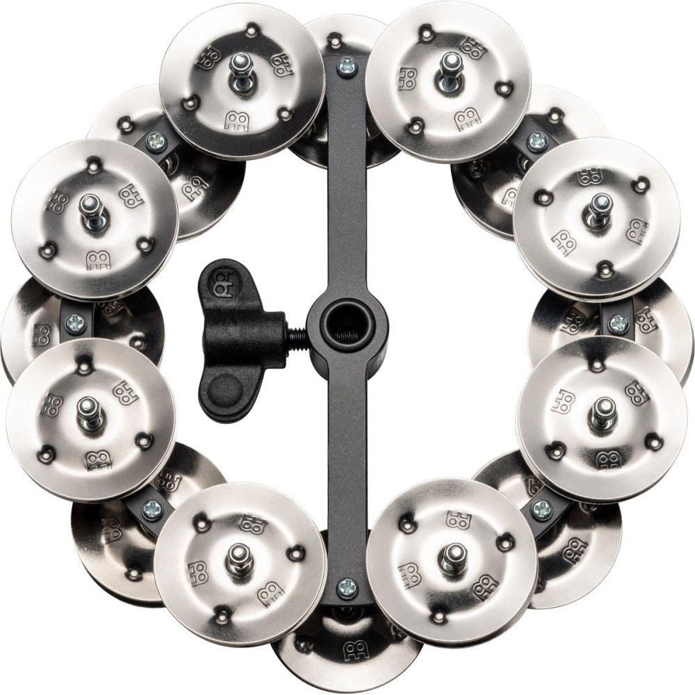 Meinl Percussion HTHH2BK Headliner® Series HiHat Dual-Row Tambourine - 5