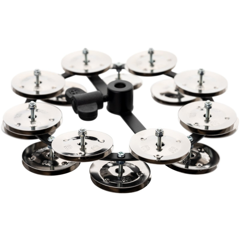 Meinl Percussion HTHH2BK Headliner® Series HiHat Dual-Row Tambourine - 5