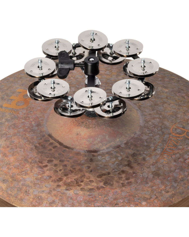 Meinl Percussion HTHH2BK Headliner® Series HiHat Dual-Row Tambourine - 5